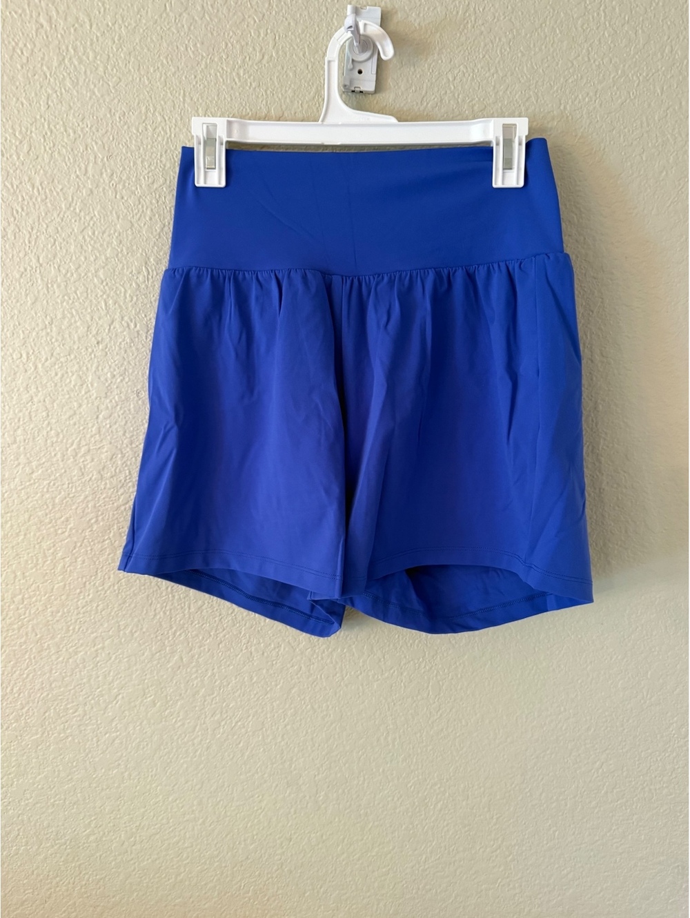 Halara Large Double Lined Blue shorts with Pockets